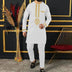 Men's Casual Long Sleeve Ethnic Style Traditional Clothing Suit Douson Odeh