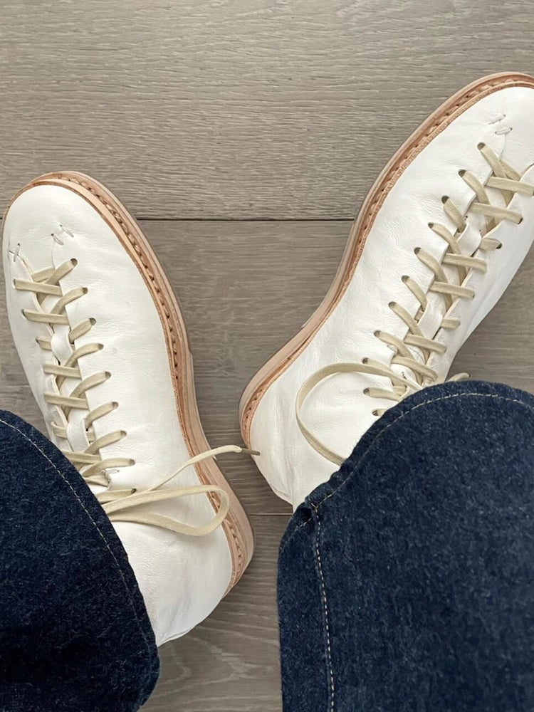 Leather Casual Shoes Platform Boxing Board Shoes