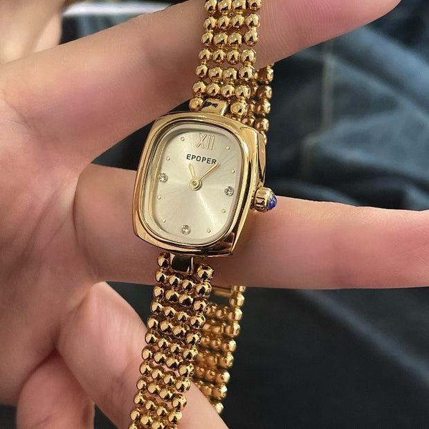 Autumn And Winter Niche New Style Small Cube Sugar Light Luxury Women's Watch