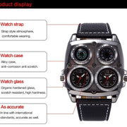Quartz watch for men