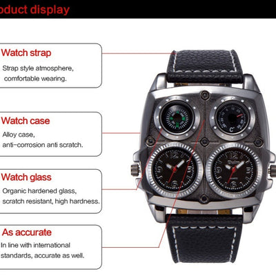 Quartz watch for men