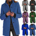 Fashion Stand Collar Woolen Coat With Pockets Fall Winter Casual Button Outwear For Women Clothing Douson Odeh