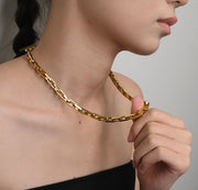 Square 316L Steel Bracelets Necklace For Men And Women