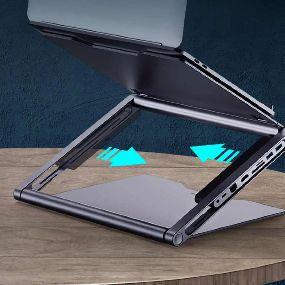 Lapstop Stand With 8-in-1 Docking Station Douson Odeh