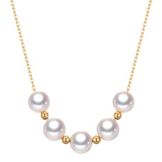 Sky Star 18K Gold Pearl Necklace