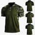 Polo Shirt Lapel Zipper Short-sleeved T-shirt Men Douson Odeh
