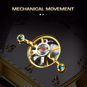 Men's Tourbillon Mechanical Watch Multifunctional Waterproof