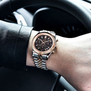 Stainless Steel Calendar Luminous Sports Fashion Men's Quartz Watch