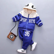 Kids' Winter 2019 Fleece Outfit - Thick Two-Piece Set
