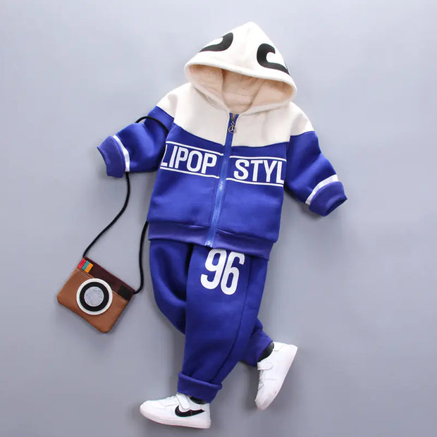 Kids' Winter 2019 Fleece Outfit - Thick Two-Piece Set