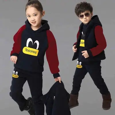 Kids Cozy Fleece Outfit Trio Douson Odeh