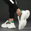 Men's Trendy White Casual Sneakers - Comfort Style