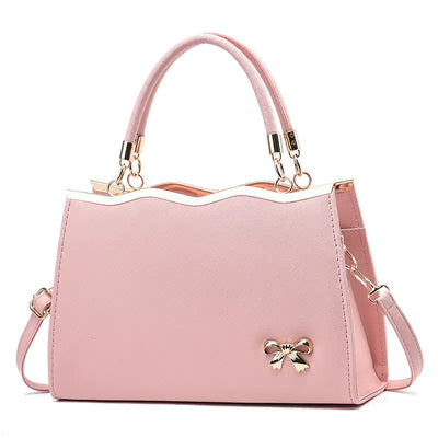Fashionable Ladies Tote Bag with Bowknot and Large Capacity