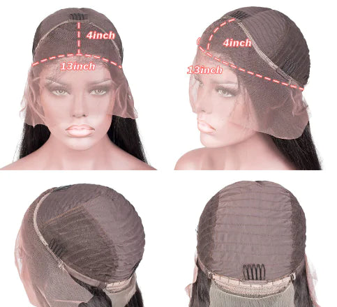 13x4 Water Wave Lace Frontal Human Hair Wig