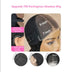 Pre-Cut Wavy Layered Human Hair Wig