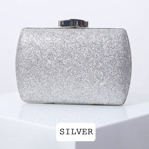 Luxury Golden Sequin Clutch Bags for Women