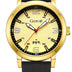 GEDIYAR New Men Sports Watch with Quartz Silicone Band Date Display Waterproof Analog Wrist Watches for Mens (G690 Gold) Douson Odeh