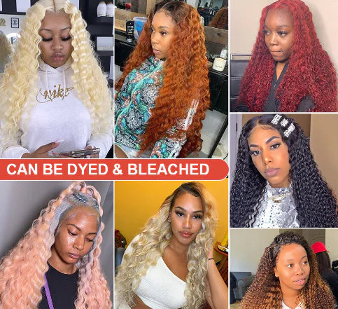 13x4 Water Wave Lace Frontal Human Hair Wig