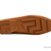 Versace Warm Brown Leather Gold Greek Key Driver Loafers Douson Odeh