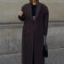 Chic Double-Breasted Wool-Feel Coat Douson Odeh