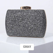 Luxury Golden Sequin Clutch Bags for Women
