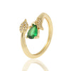 Copper & Zircon Glamour Ring